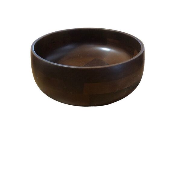 Hellerware wooden salad set serving bowl small bowls shakers salt pepper VTG - Picture 5 of 6